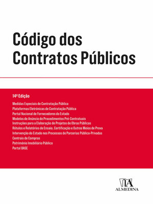 cover image of Código dos Contratos Públicos--14ª Edição